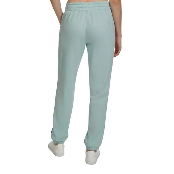 Calvin Klein Performance Women's Fleece Logo Stripe Joggers NWT SEA LEVEL SIZE S - Picture 2 of 8